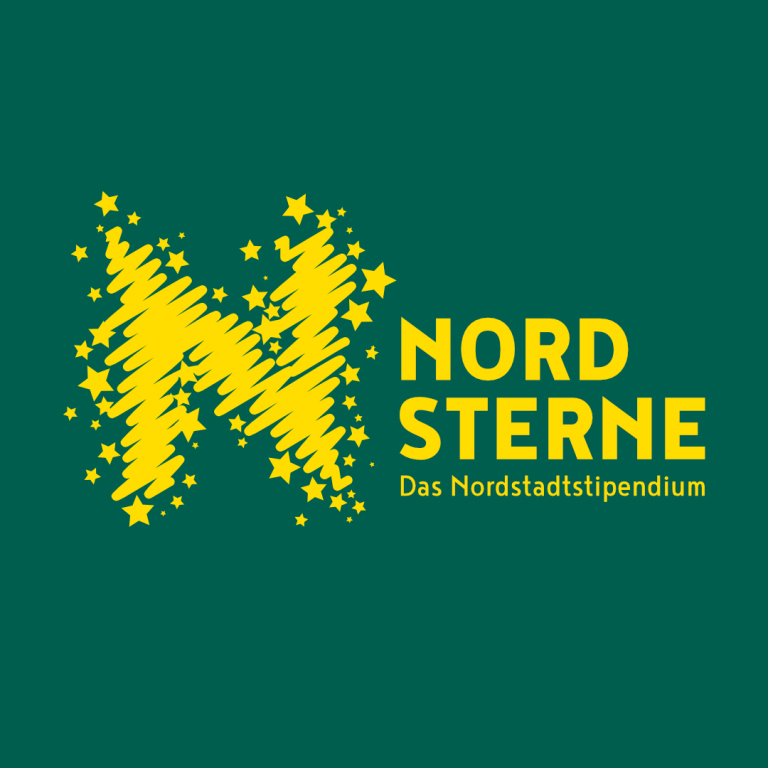 Logo NORDSTERNE auf grünem Grund